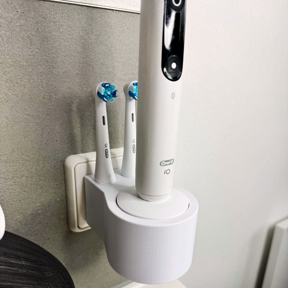 Zahnbürstenhalterung für Oral-B iO 7, 8, 9 - ohne Kabelsalat