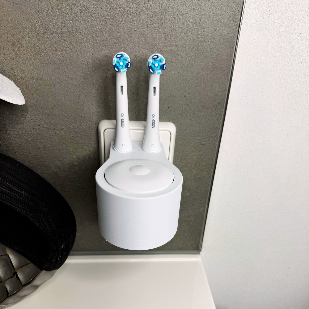 Zahnbürstenhalterung für Oral-B iO 7, 8, 9 - ohne Kabelsalat