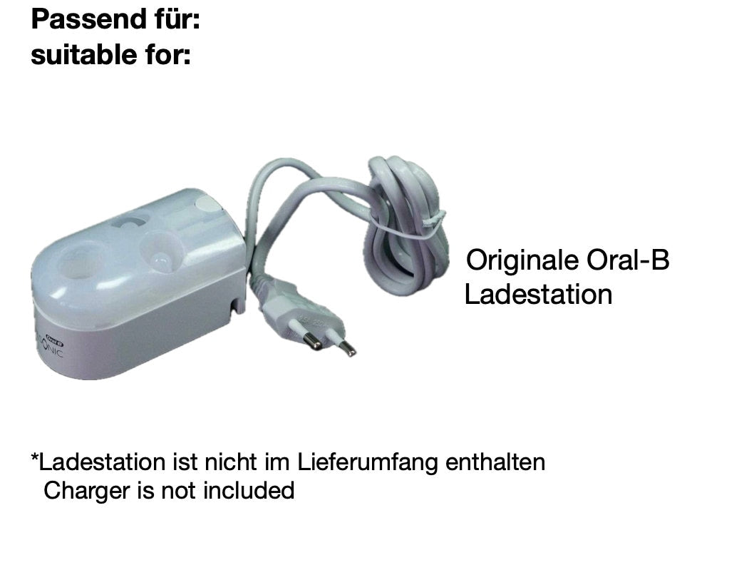 Zahnbürstenhalterung für Oral-B Pulsonic, Sonic Complete, Pulsonic SmartSeries - ohne Kabelsalat - für die Steckdose oder als Wandhalterung