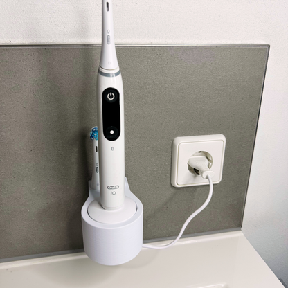 Zahnbürstenhalterung für Oral-B iO 7, 8, 9 - ohne Kabelsalat