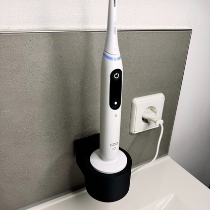 Zahnbürstenhalterung für Oral-B iO 7, 8, 9 - ohne Kabelsalat