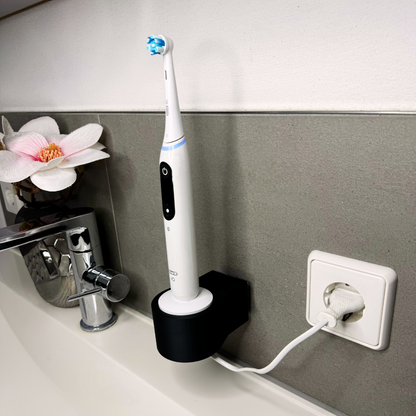 Zahnbürstenhalterung für Oral-B iO 7, 8, 9 - ohne Kabelsalat