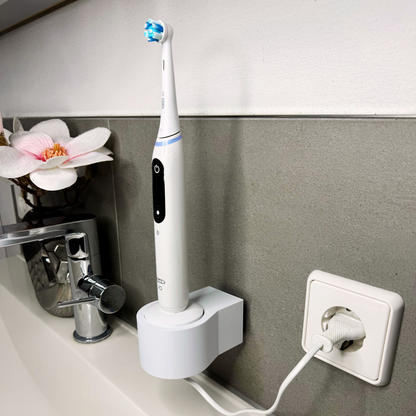 Zahnbürstenhalterung für Oral-B iO 7, 8, 9 - ohne Kabelsalat