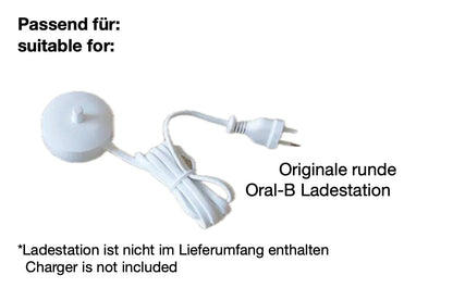 Zahnbürstenhalterung für Oral-B Pulsonic Slim Clean 2000 - 2900 - ohne Kabelsalat